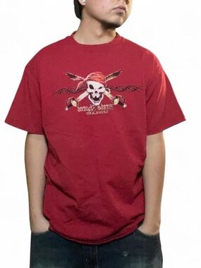 Vintage Legoland California Pirate Shores Skull T-Shirt Size L‎